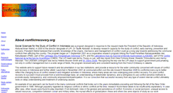 Desktop Screenshot of conflictrecovery.org