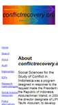 Mobile Screenshot of conflictrecovery.org