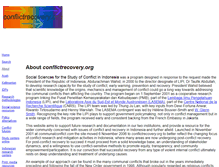Tablet Screenshot of conflictrecovery.org